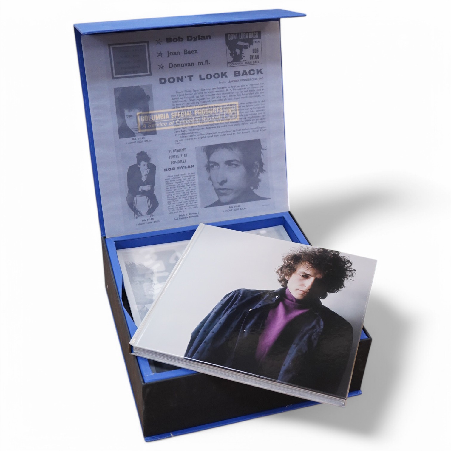 Bob Dylan, The Cutting Edge Collector's Edition 1965-1966, from The Bootleg Series Vol.12, issued by Columbia Special Products, comprising of books containing photos and other images of archive material from this period.